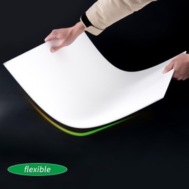 Art3d 24"x24" Smooth Drop Ceiling Tiles (48 Sq.Ft), 12-Pack 2ft x 2ft PVC Tiles for Home and Office, Waterproof and Reusable Plastic Ceiling, White