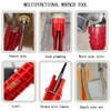 Multifunctional Faucet Wrench (1 Count), Sink Faucet Installer Tool, Basin Wrench