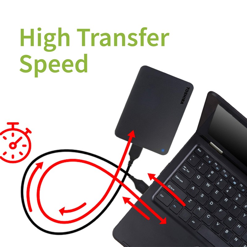 Toshiba 4TB Canvio Basics Portable Hard Drive Storage