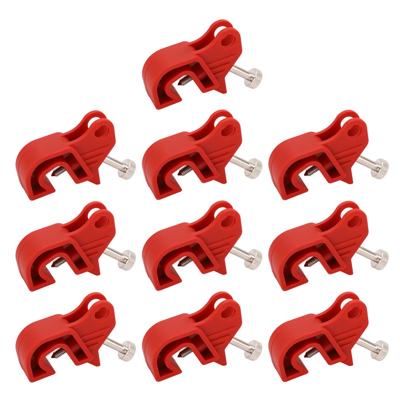 10Pcs Circuit Breaker Lockout Device Multifunctional Universal Circuit Breaker Safety