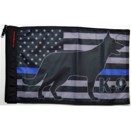 Forever Wave USA Subdued Thin Blue Line K9 Flag