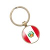 vmcoatdu Peru National Flag Restore Ancient Key Chain Keyring Gift