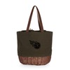 PICNIC TIME Tennessee Titans Coronado Canvas and Willow Basket Tote
