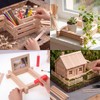 20 Pcs Wood Strips Slats1/4 x 1 x 12 in,