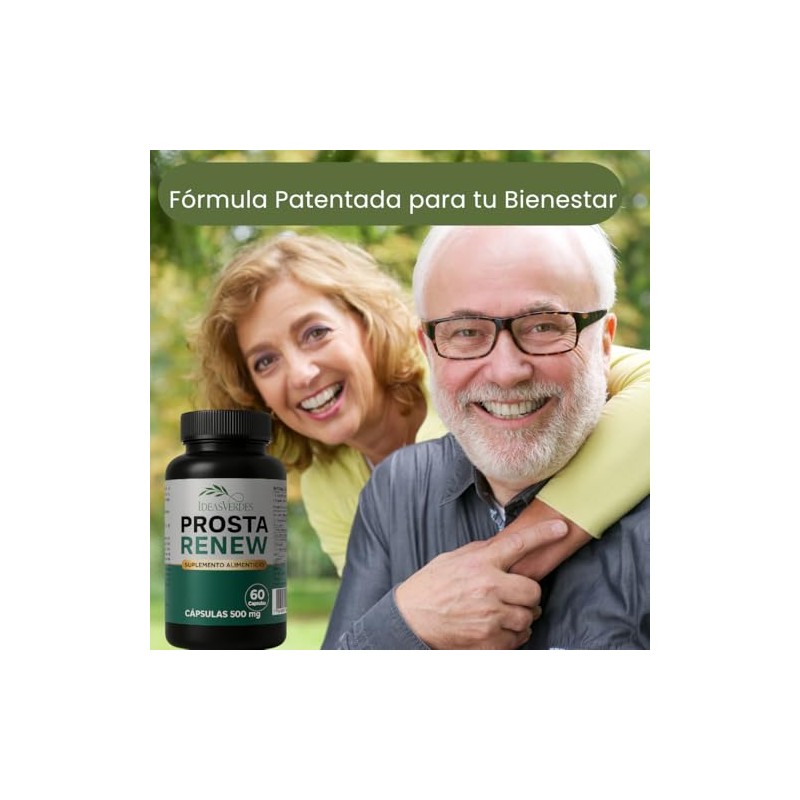 Suplemento Naturista Próstata Extractos Herbales Naturales Formula Patentada Superior Salud