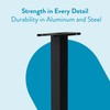 Architectural Mailboxes Brighton Aluminum Mailbox Post, Compatibility Code A, B,