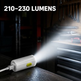 7-Pack USB-C Mini LED Flashlights, 210–230 Lumens Plug-In Emergency Lights