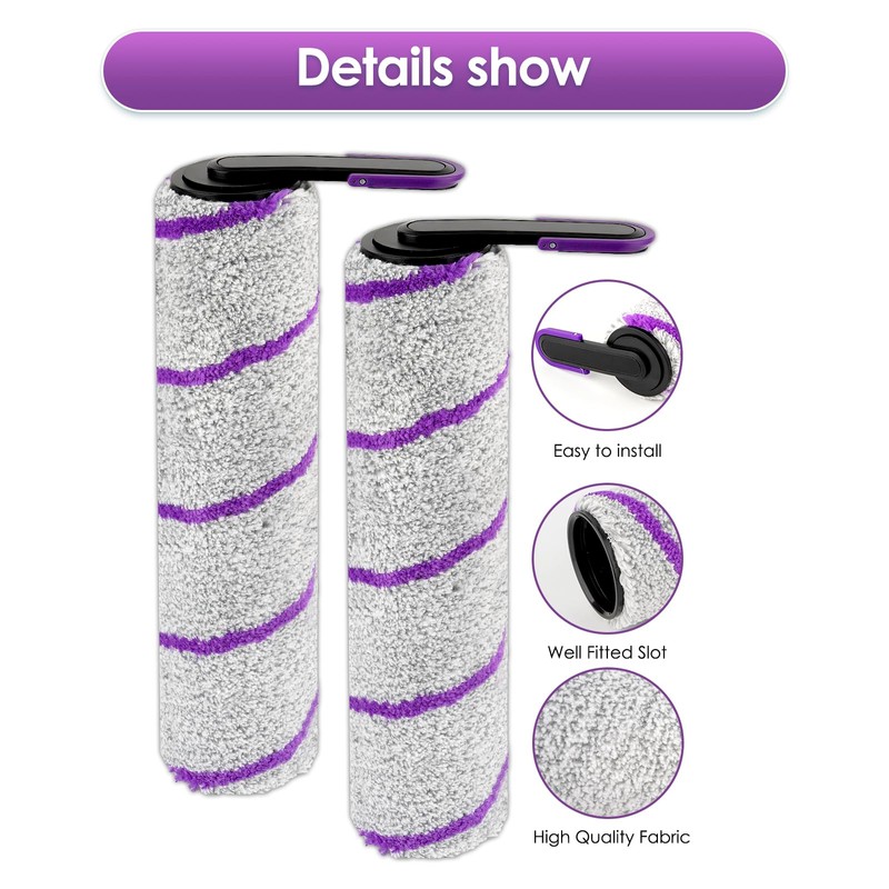 (2 Pack) S20 Pro Replacement Brush Rollers for Narwal S20