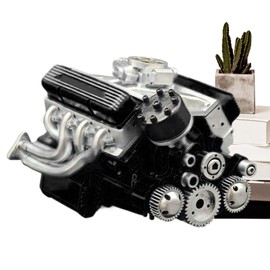 Engine Model Kit - Car Engine Building Engineering Toys,Decorative STEM Toys Learning Games, Desk Decoration for Adult Collection Kids Room Living Room