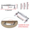 IGNPION 2pcs Crystal Drawer Handles Drawer Wardrobe Kitchen Door Knob