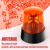 QCDENG 2PCS Red 360 Degree Rotating Strobe Light, Flashing Police
