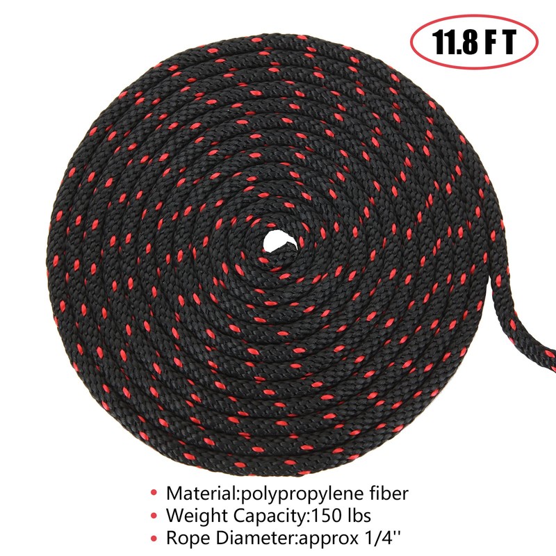 DIRBUY 4 pcs Kayak Rope Tie Downs - 1/4 inch