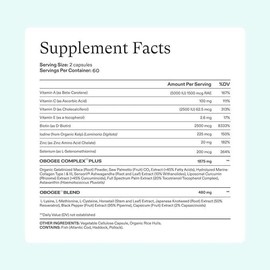 OBOGEE Women's Balance Hair Growth Supplements Proven Hair Supplement for Visibly Thicker Hair and Scalp Coverage, Dermatologist (1 PACK)