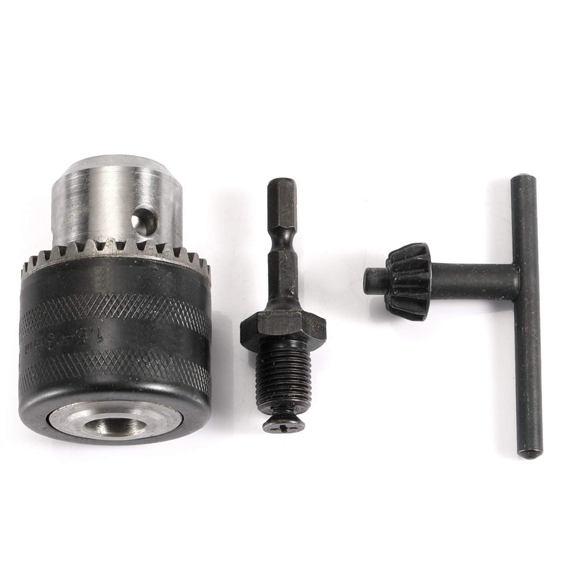 BlueNatHxRPR 1/2"(13mm) Drill Chuck with 1/4" Quick Change Hex Drive