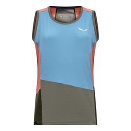 Salewa PUEZ Sporty Dry W Tank, 2XL, Morning Blue/Multi