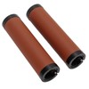 Bike Grips Shockproof Prevent Slip Soft Fiber Leather Handlebar Grips