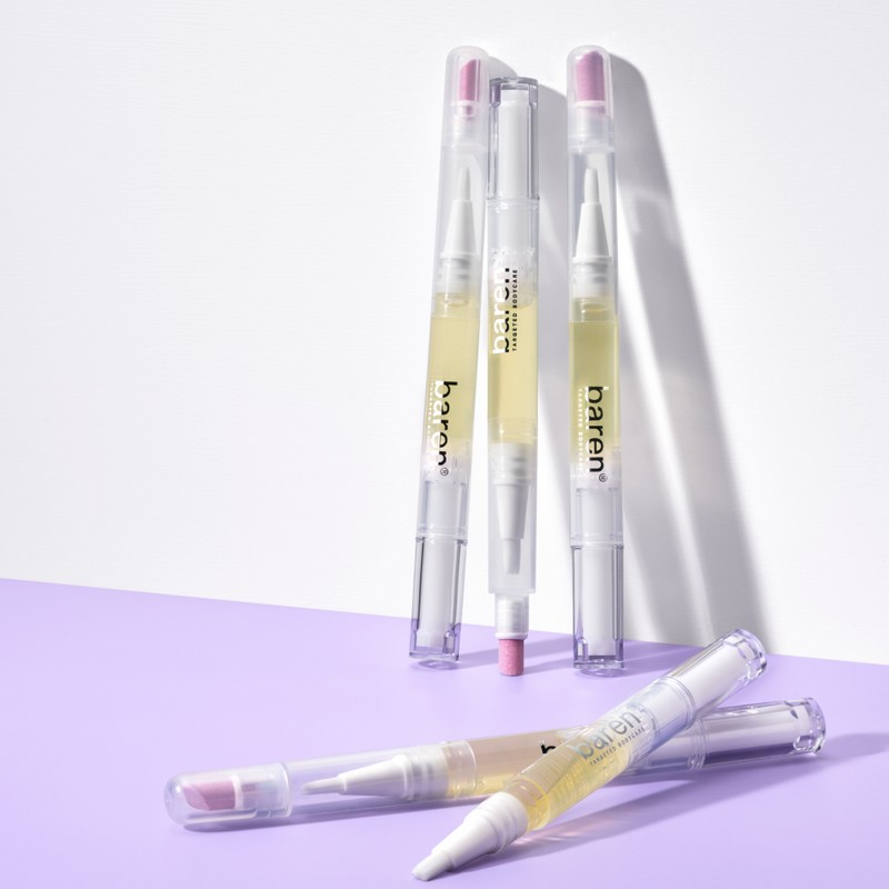Varen Dual Effect Nail Cuticle Nails Ceramic Pusher Essence Oil