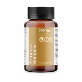 SEEWALD Metabol Vital Mushroom Complex Capsules (Pack of 60) - Support Metabolism, Herbal Dietary Supplement, Vegan