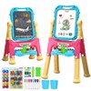 Juivin Art Easel for Kids Double Sided Magnetic Drawing Board