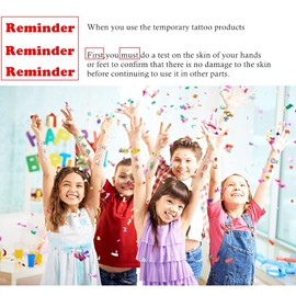 10 Sheets Unicorn Temporary Tattoos Stickers with Cute Unicorn Rainbow Heart Ice Cream for Girls,Temporary Transfer Tattoos for Unicorn Theme Party Girls Birthday Loot Party Bag Filler