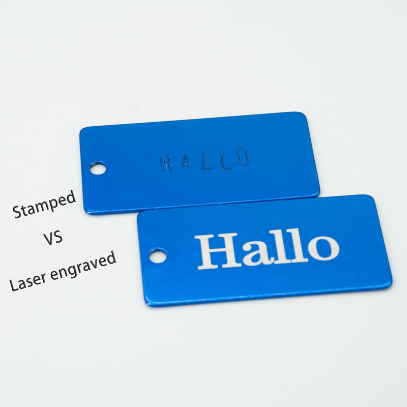 StayMax Aluminum Engraving Blanks Rectangle Blank Tags 1 Inch x