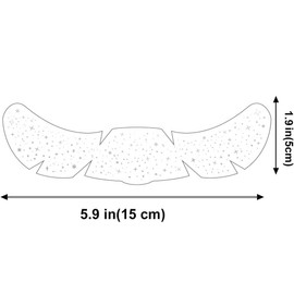 Yesallwas 6 Sheets Glitter Freckles Face Tattoo,Temporary Face Cosmetic Glitter Speckles Patches For Women's Party Holiday (Silver)