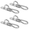 PRIOstahl Eye Plate Eye Plate Carabiner Hook - 4 x
