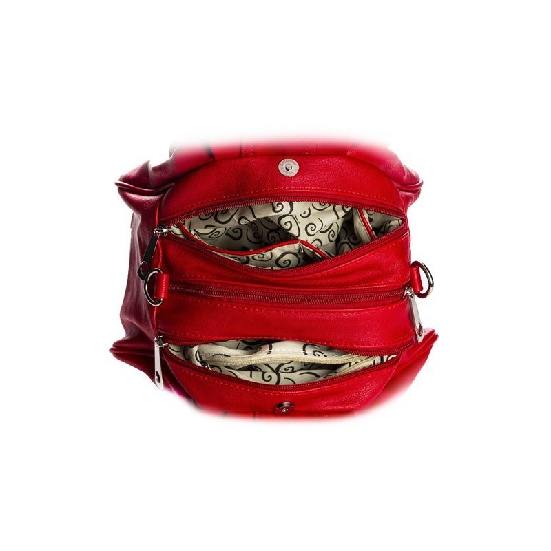 Bow Style Grab Handbag-Black-Small