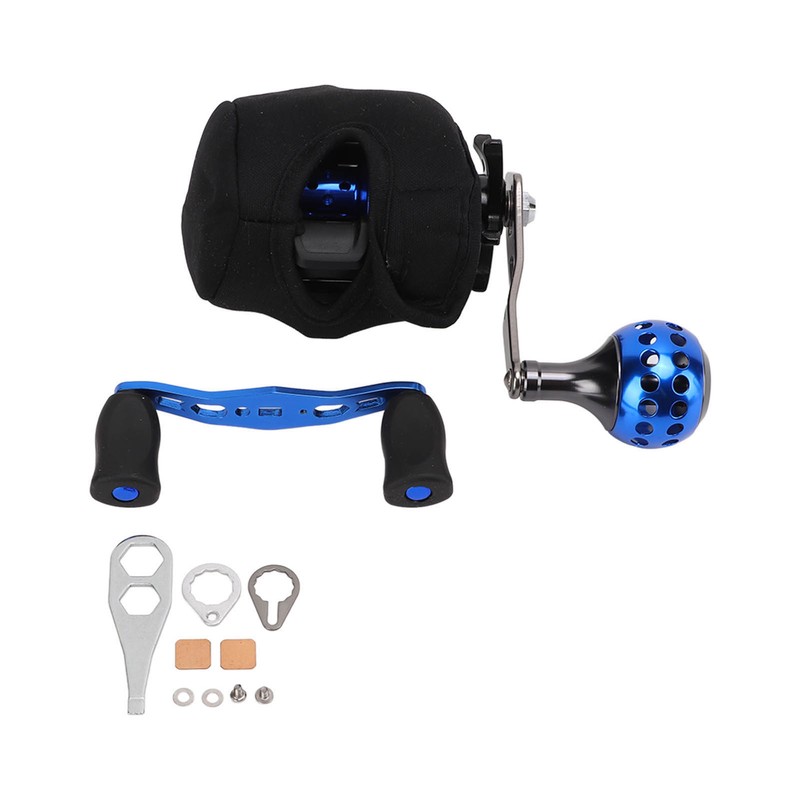 Metal Drum Fishing Reel 7+1BB 4.7:1 High Speed 6KG Maximum