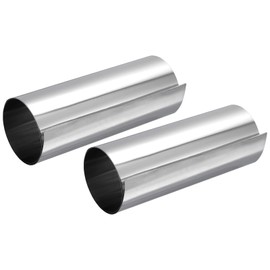 TA-VIGOR 2Pcs 304 Stainless Steel Foil Roll, 1000mm x 150mm x 0.1mm Metal Strip Sheet Fine Plate Sheet Foil for Crafts, Electronic Equipment