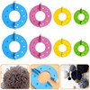 8 Pieces PomPom Maker, Plastic Pompom Maker Set, DIY Fluff