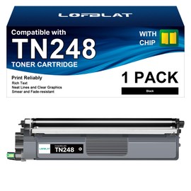 TN248 MFC-L3760CDW TN248XL Compatible with Brother TN248 TN-248 for Brother MFC-L3760CDW MFC-L3740CDW MFC-L3740CDWE DCP-L3560CDW DCP-L3555CDW MFC-L8390CDW HL-L3522 00CDWE (black)