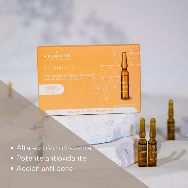Valquer Pack Facial Lifting Flash, Peeling y Vitamina C 3