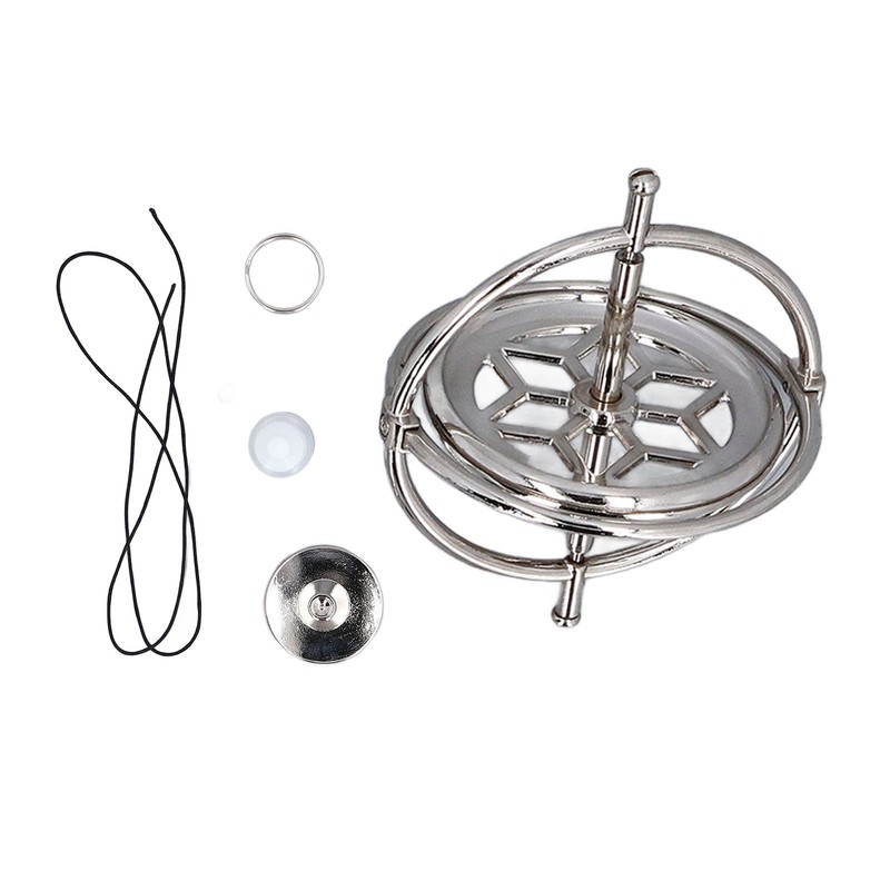 Alloy Gyroscope Toy Balance Relaxing Multi Functional Decompression Finger Gyroscope