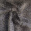 Super Luxury Faux Fur Fabric Material Grey Raccoon, 1Mtr 150cm
