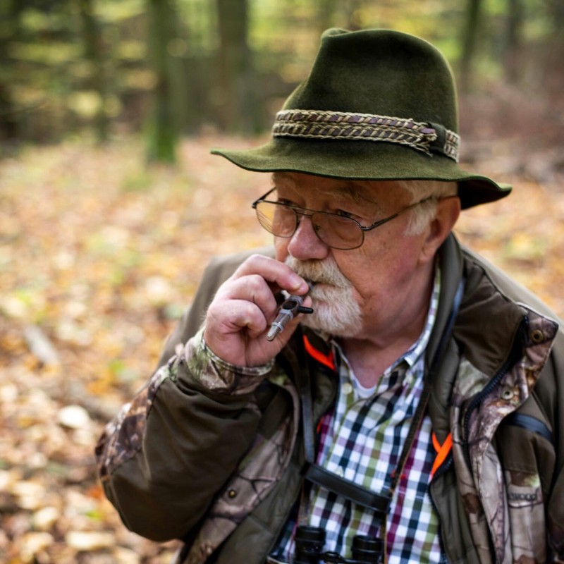 Technoest Call Deer and Fox with Wooden Whistle Noble