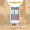 RVZONE RV Screen Door Protector Adjusts from 21.5"- 35", RV
