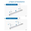 BOYIR Under-Unit Light Kitchen LED Kitchen Lamp with Switch 5