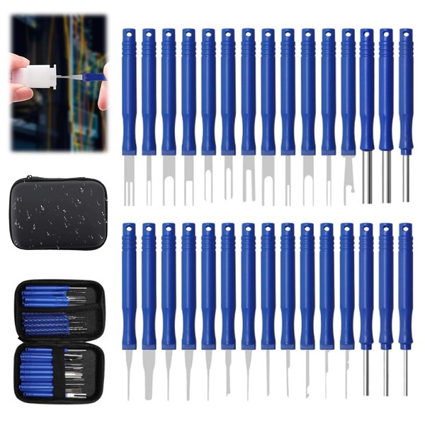 Chingcoo Terminal Removal Pin Tool, 30 Pieces Pin Tool Car