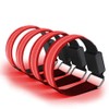 4pcs Luminous Arm Bands USB Reflective Band Bracelets for Outdoor