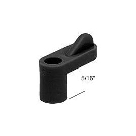 CRL Black 5/16" Plastic Window Screen Clips - Bulk Pack of 100
