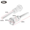 GIDIBII Front Seat Thumb Screws Bolts, Mount Screw Cap Compatible