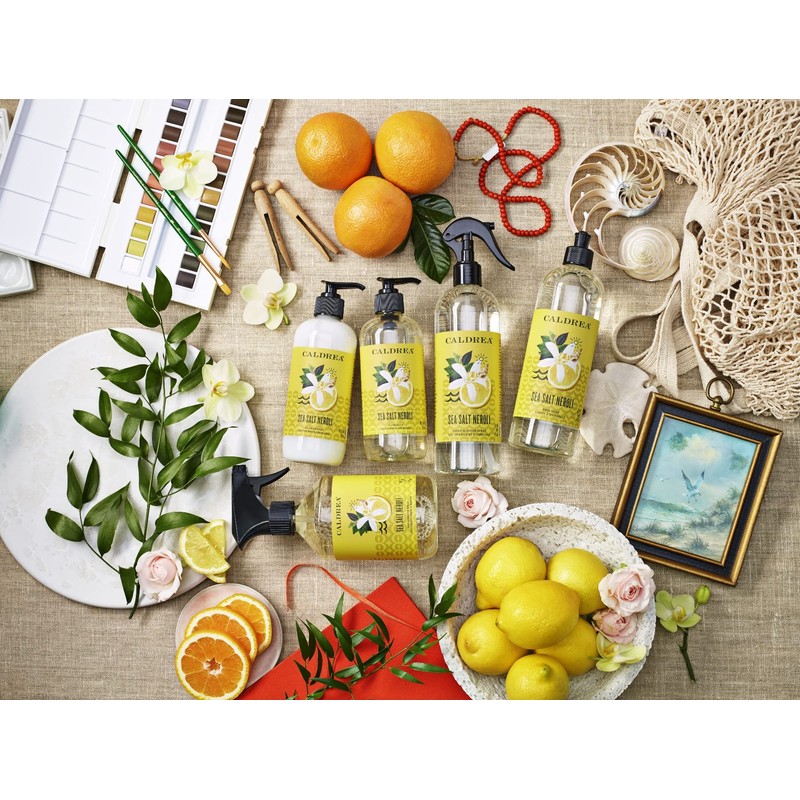 Caldrea Multi-surface Countertop Spray Cleaner, Made with Vegetable Protein Extract,