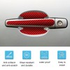 GLSOWEE 8PCS Carbon Fiber Car Door Handle Cup Scratch Protectors,
