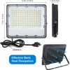 150W LED Flood Lights Plug in, Outdoor Security Lighting Fixtures