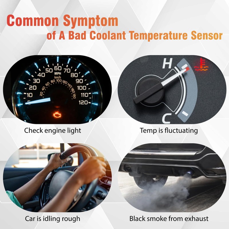 Sianxaido 059919501A Coolant Temperature Sensor Compatible with A4 A6 A8