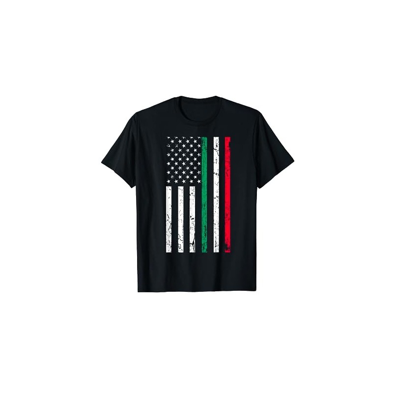 Italian American Flag Italian American Pride 4th Of July T-Shirt