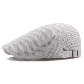 Captain K Refreshing Mesh Hunting Cap, Men's, Sunshade, Outdoor, Golf, Trekking, white