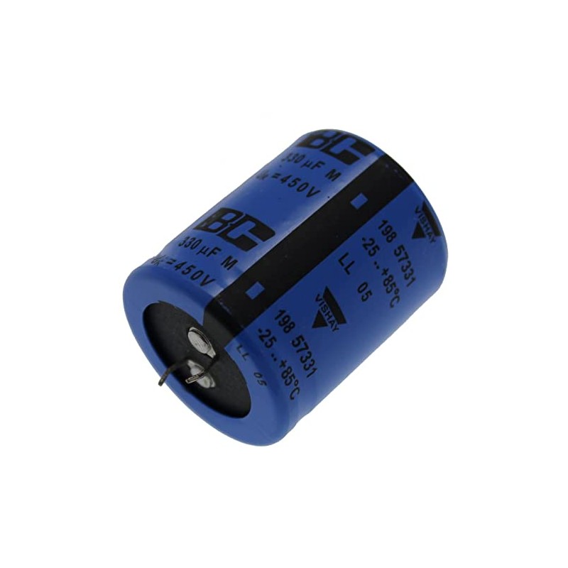 Elko Capacitor Radial 330µF 450V | Snap-in Electrolytic Capacitor up