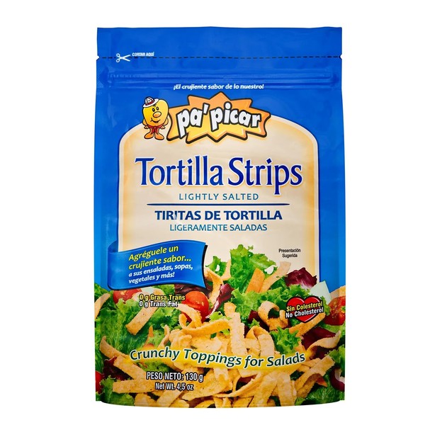 Pa'Picar Tortilla Strips Lightly Salted From Costa Rica - Crunchy